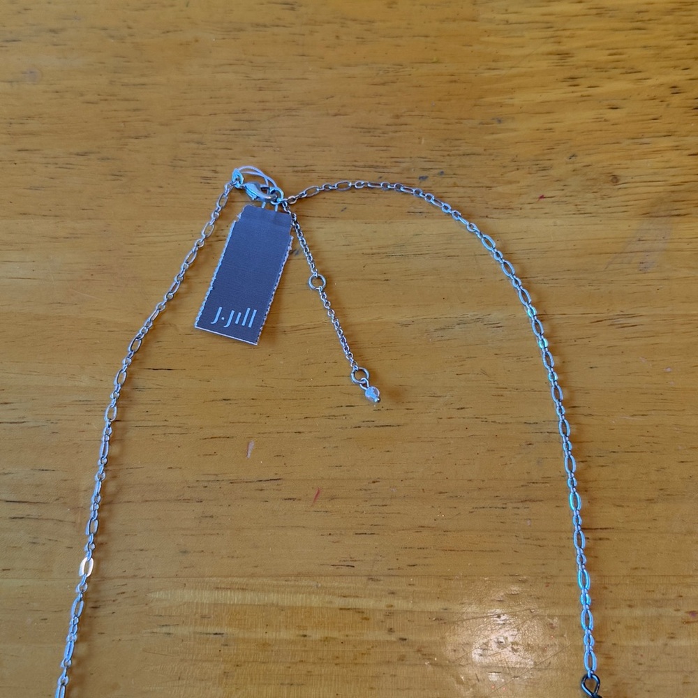JJill double sided snowflake necklace. New with tag - Picture 12 of 16